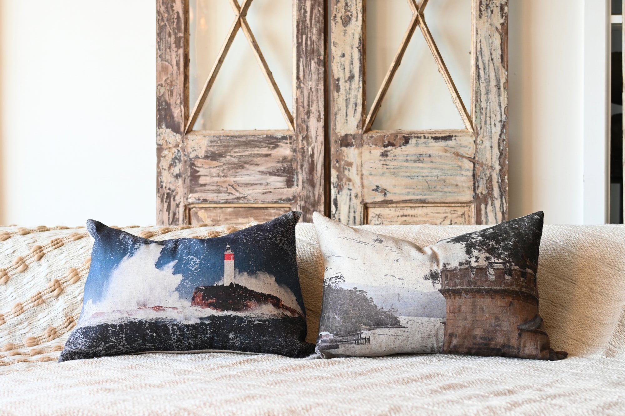 The Lighthouse Lumbar Cushion NEW