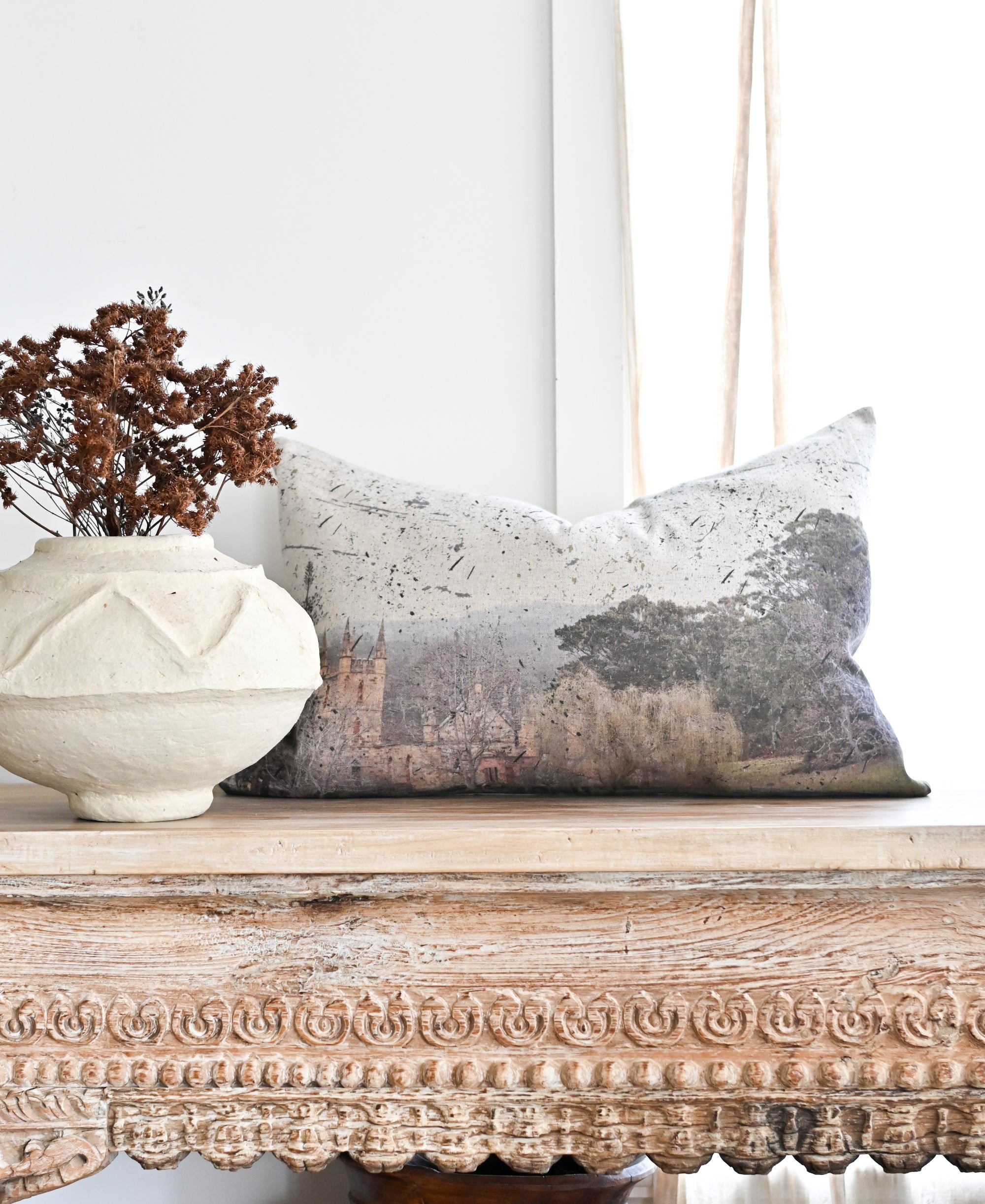 'Mélé' paper mache vase