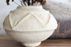 'Mélé' paper mache vase