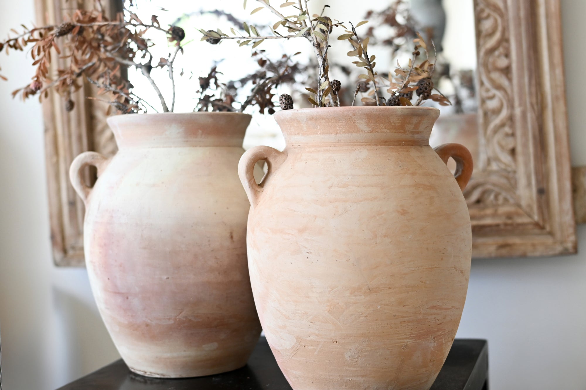 'Verona' terracotta vase