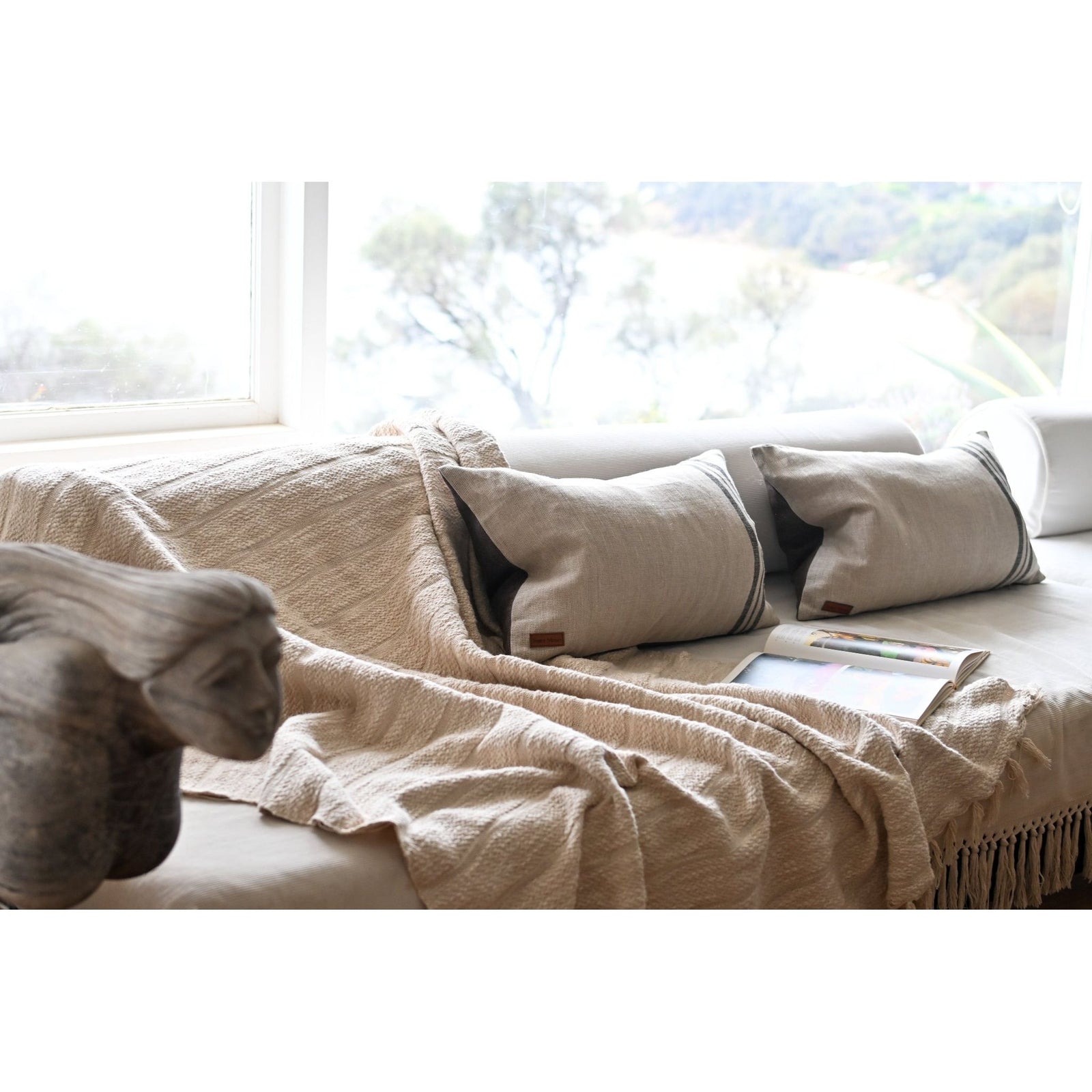 Organic baby tack wool ercu throw