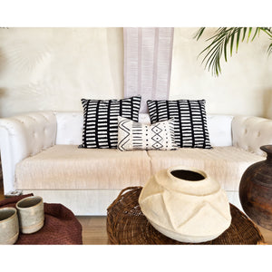 Mudcloth design Lumbar Cushion - Saint Moso