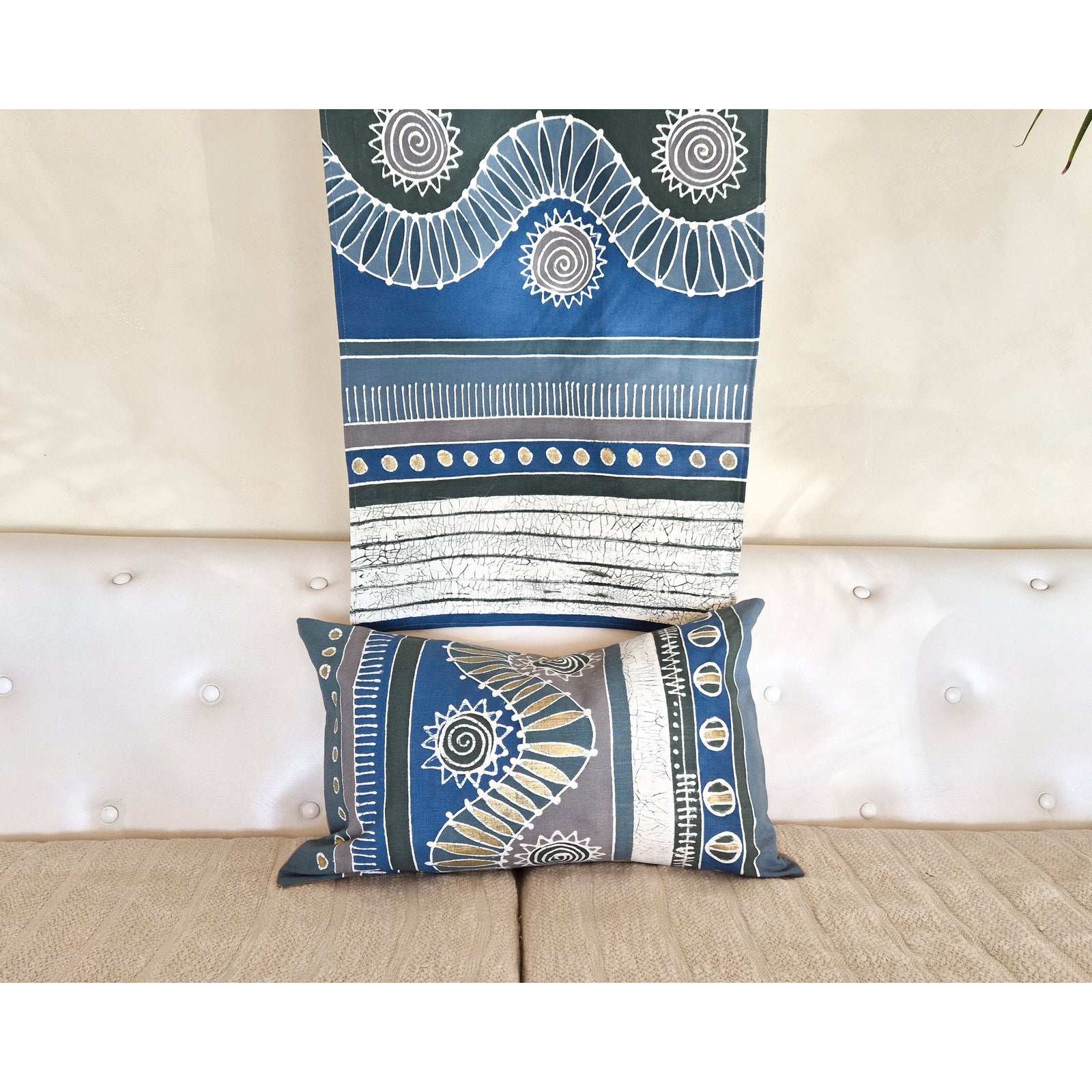 Teal Lumbar Cushion - Saint Moso