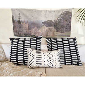 Mudcloth design Lumbar Cushion - Saint Moso