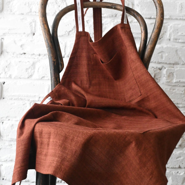 Cotton apron with pockets - Saint Moso